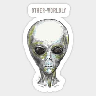 Other-worldy - Alien. Sticker